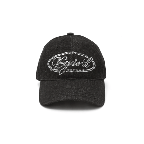 X-girl / RHINESTONE OVAL LOGO 6PANEL DENIM CAP