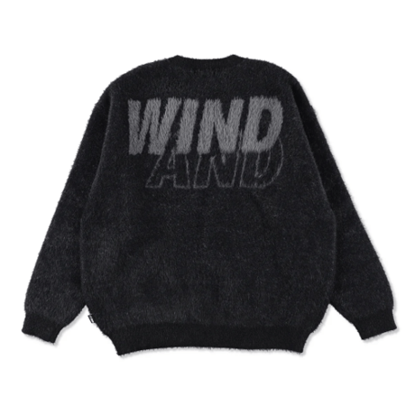 WIND AND SEA / Shaggy BIGSEA Knit Sweater