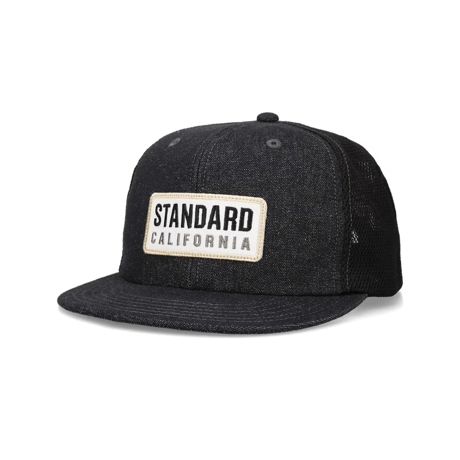 Standard California / SD Box Logo Patch Denim Mesh Cap