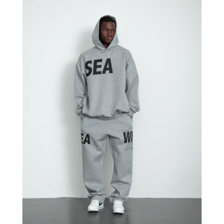 WIND AND SEA / LOOSE FIT HOODED  SWEATSHIRT