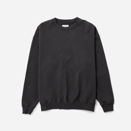 Saturdays NYC / Bowery Garment Dyed Slash Sweatshirt