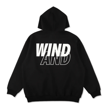 WIND AND SEA / LOOSE FIT HOODED  SWEATSHIRT