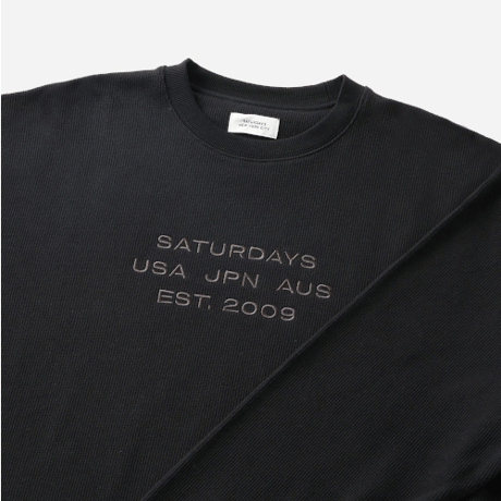 Saturdays NYC / Bowery Dobby Weave International Sweatshirt