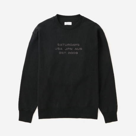 Saturdays NYC / Bowery Dobby Weave International Sweatshirt