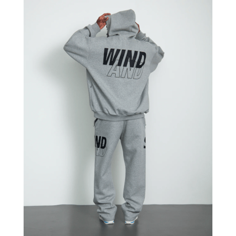 WIND AND SEA / LOOSE FIT HOODED  SWEATSHIRT