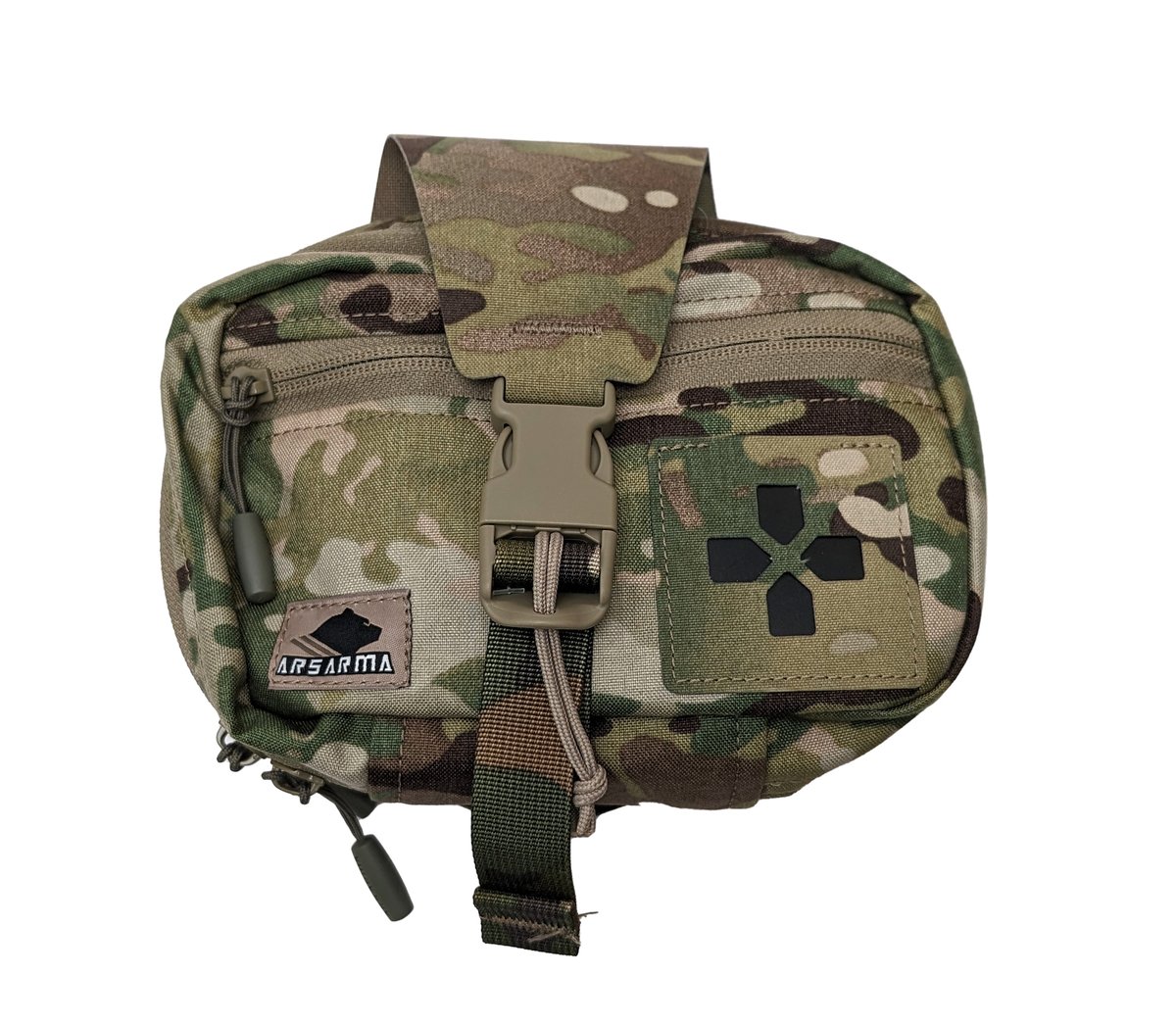 レビュー高評価のおせち贈り物 ArsArma製 マルチカム迷彩 メディカルウェストポーチ А-23 ВЕЙЗ 個人装備