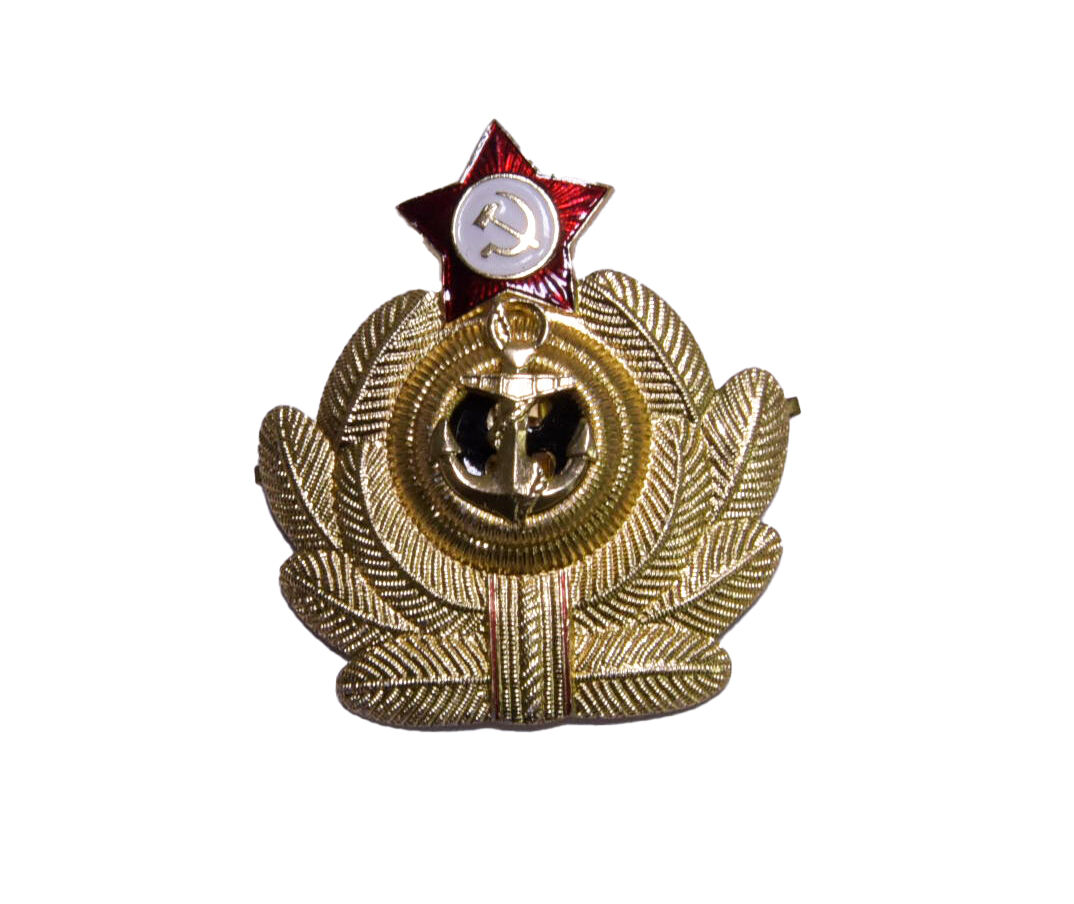 ソ連製 海軍用 帽章 | ロシアの梅