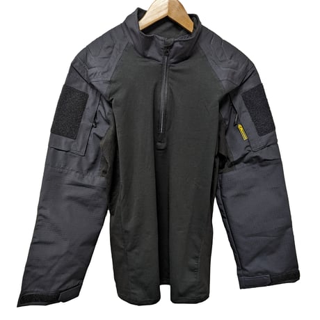 ANA製 M3コンバットシャツ 黒 エルボーパッド付