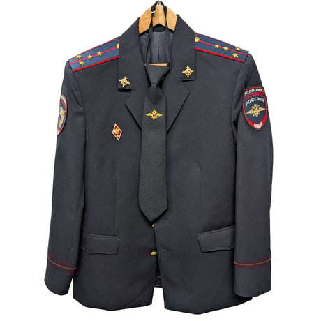 ロシア軍 実物 ロシア内務省 警察 PPS レザージャケット 52-3くらい ロシア軍 実物 ロシア内務省 警察 PPS レザージャケット 52-3くらい