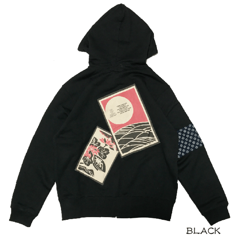 fr2月詠 パーカー hoodie 花札 - パーカー