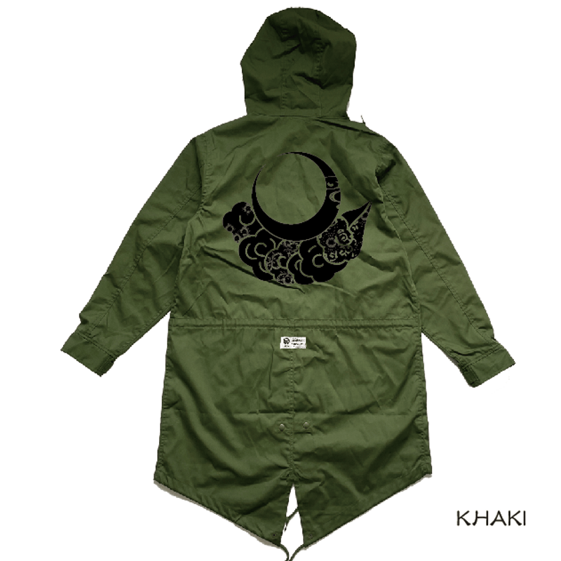月に雲のモッズコート Mod coat of clouds on the moon KJ-2