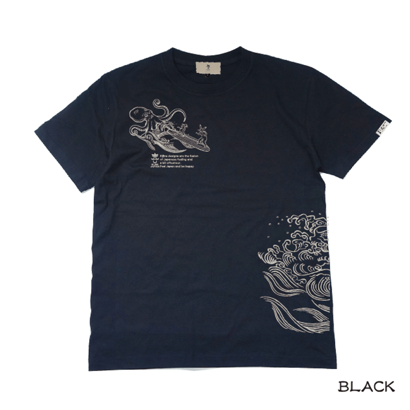 うしろうしろ！！波乗りT Behind You! Surf T-shirt KJ-62004