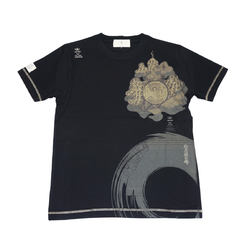 背骨で南無Tシャツ Buddha T-shirt with spine KJ-02007 | 背骨で南無Tシャツ Buddha T-shirt with spine KJ-02007 |