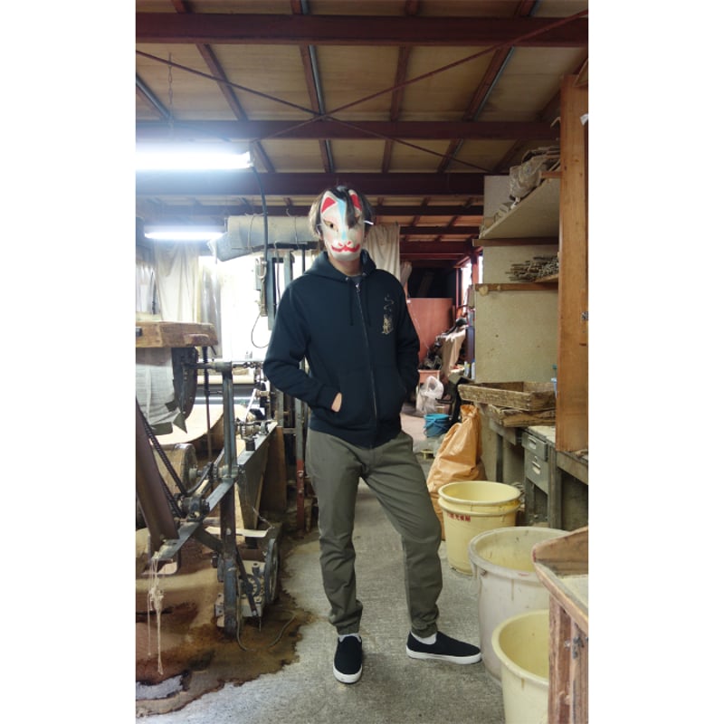 露天風呂ジップパーカー Open-air bath zip hoodie KJ-32303 |