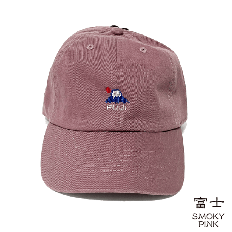 富士山キャップ(ドット絵風刺繍) Mt. Fuji cap (dot painting sty