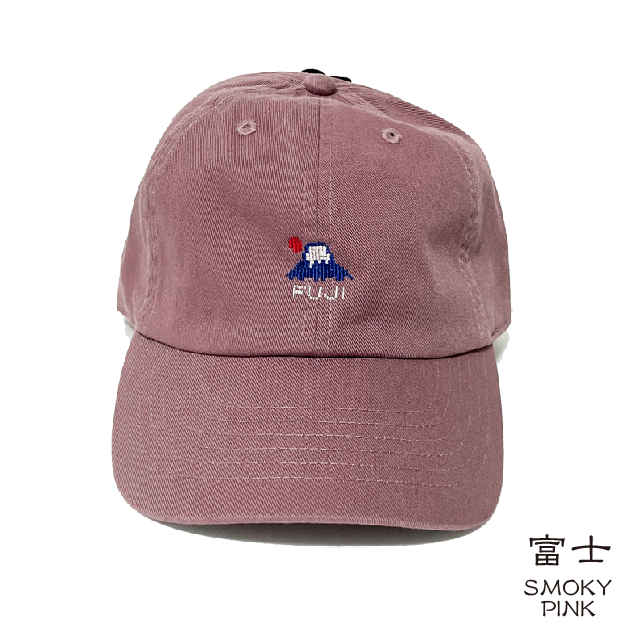 富士山キャップ(ドット絵風刺繍) Mt. Fuji cap (dot painting sty 富士山キャップ(ドット絵風刺繍) Mt. Fuji cap (dot painting sty