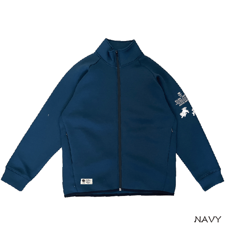 獅子牡丹のポンチブルゾン Lion and Peony Print Ponte Blouson