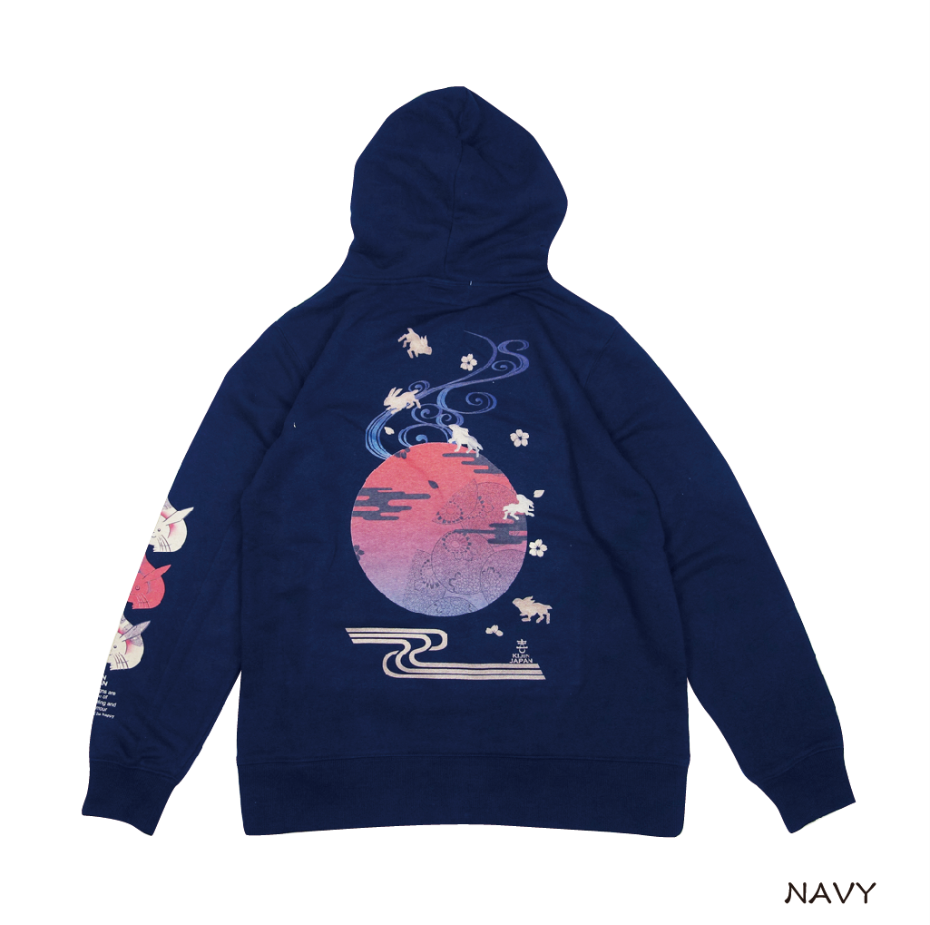 月うさぎジップパーカー KJ-91309 | 喜人公式オンラインショップ