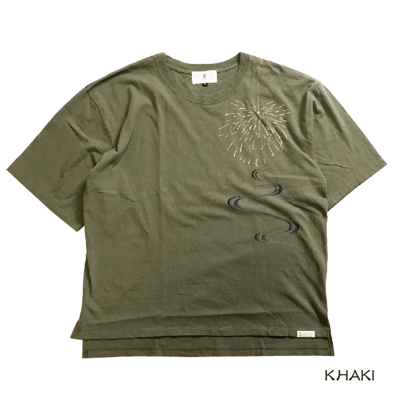 ○2点セットマーブルシュッドfirework花火カットソー drop-kaitori_2-2308-469