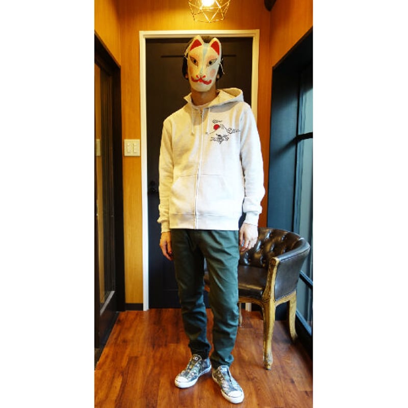 鬼ごっこジップパーカー Onigokko zip hoodie KJ-12310 | 喜人