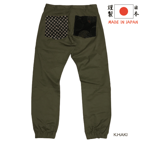 日本製ストレッチジョガーパンツ　Stretch jogger pants made in Japan KJ-12601