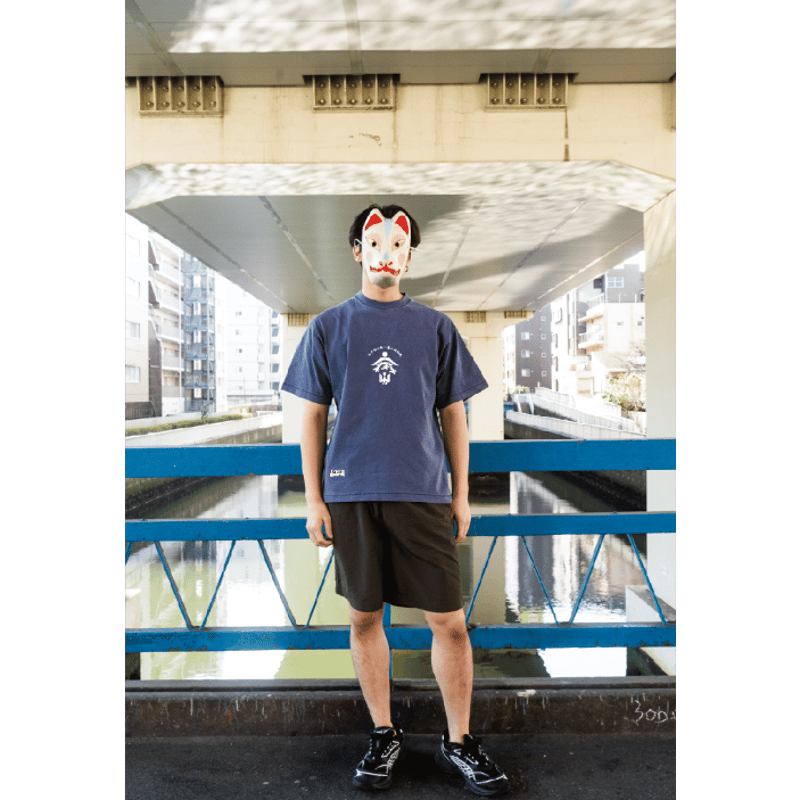 ピグメントのピース T Pigment-dyed peace T-shirt KJ-5201