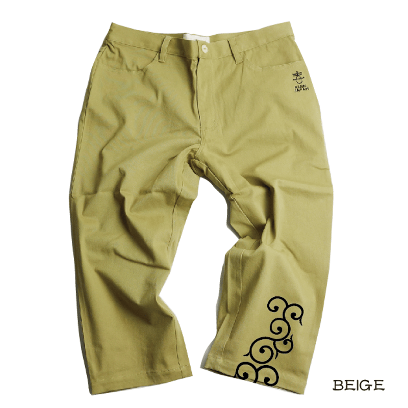 唐草7分丈パンツ(クロップドパンツ) JAPANESE -KARAKUSA- cropped
