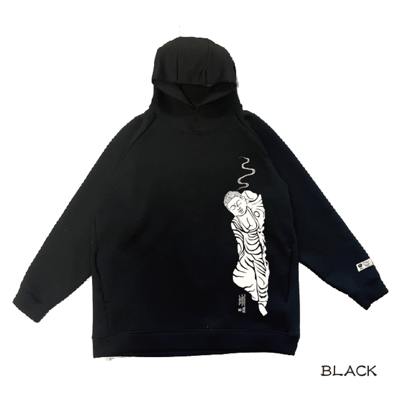 もう寝るポンチプルパーカー Going to bed punch pull hoodiee K