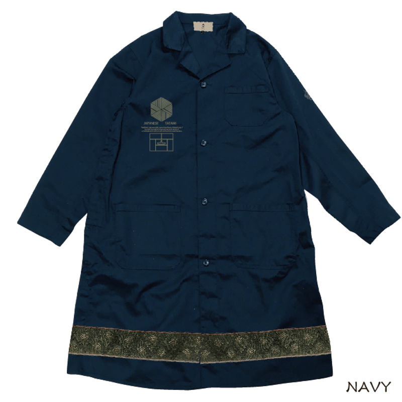 KOHSHIN SATOH ジャガード織シングルロングコート