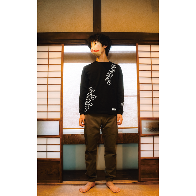 唐草ロンT Arabesque long T-shirt KJ-52109 | 喜人公式オ