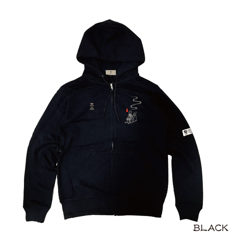露天風呂ジップパーカー Open-air bath zip hoodie KJ-32303 |