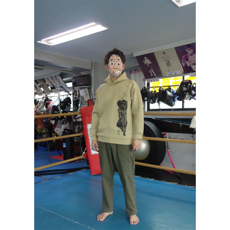 もう寝るポンチプルパーカー Going to bed punch pull hoodiee K