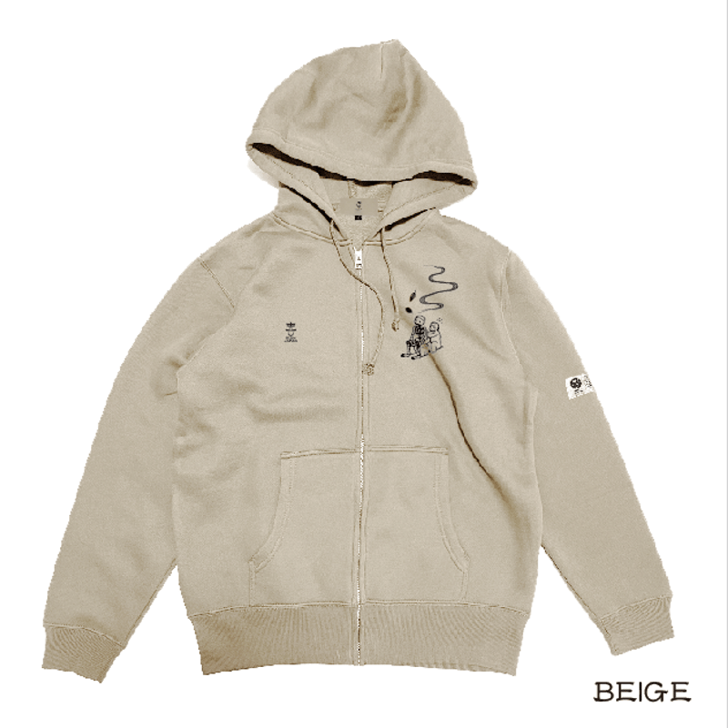 露天風呂ジップパーカー Open-air bath zip hoodie KJ-32303 |