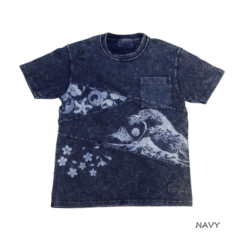 切り替え硫化染めTシャツ KJ91005 | 喜人公式オンラインショップ