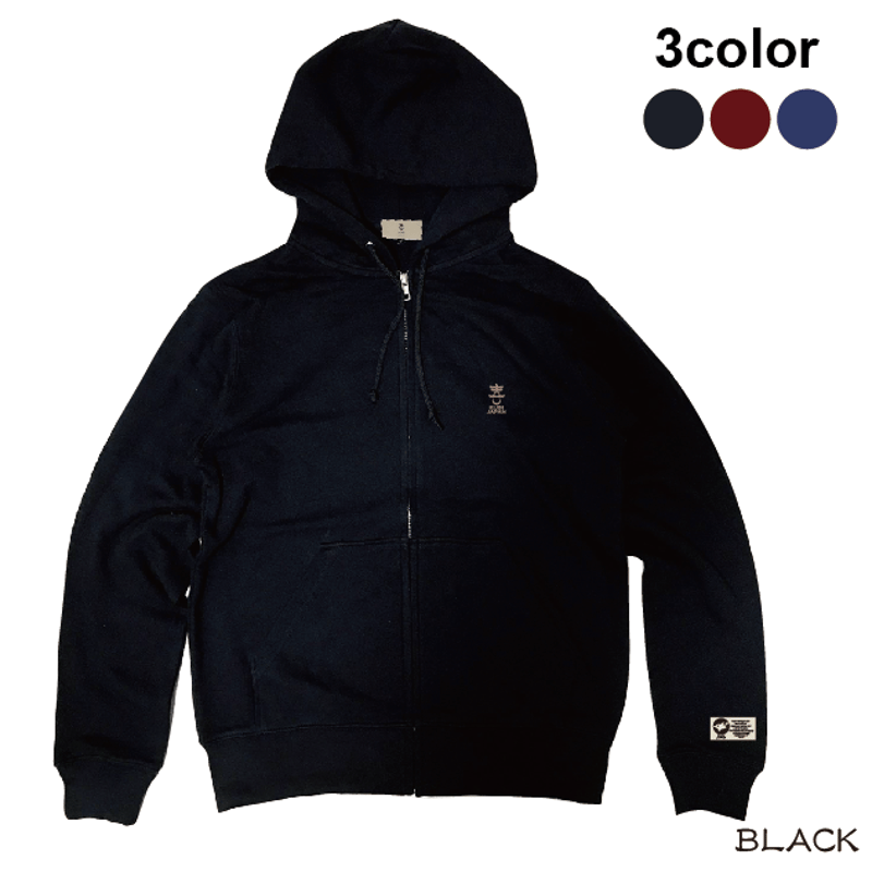 momon パーカー 月夜にモモンガジップパーカー Flying Squirrel Zip Hoodie on a