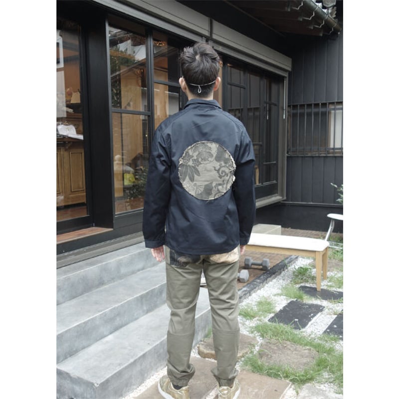 クレイジー和ボタンブルゾン Crazy Japanese button blouson KJ クレイジー和ボタンブルゾン Crazy Japanese button blouson KJ