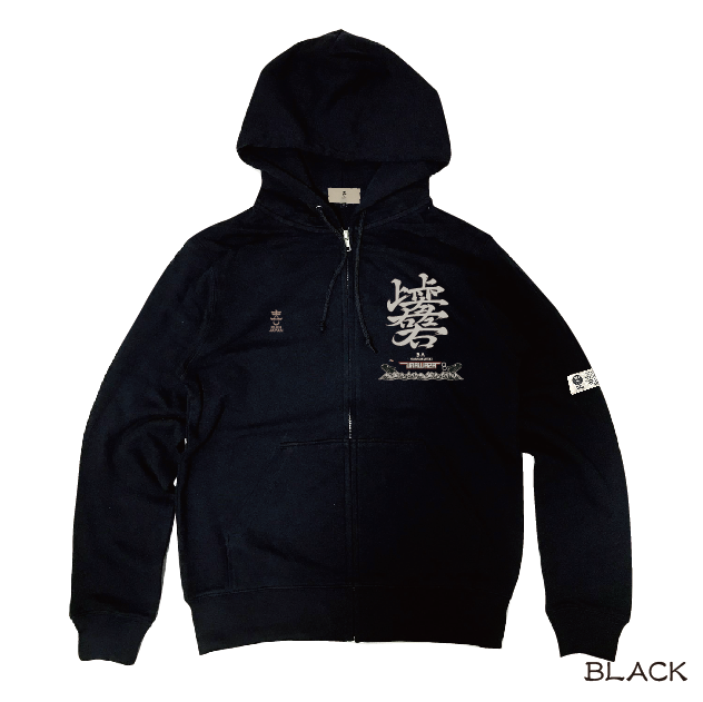 上上下下左右左右BAジップパーカー famous trick zip hoodie KJ-32