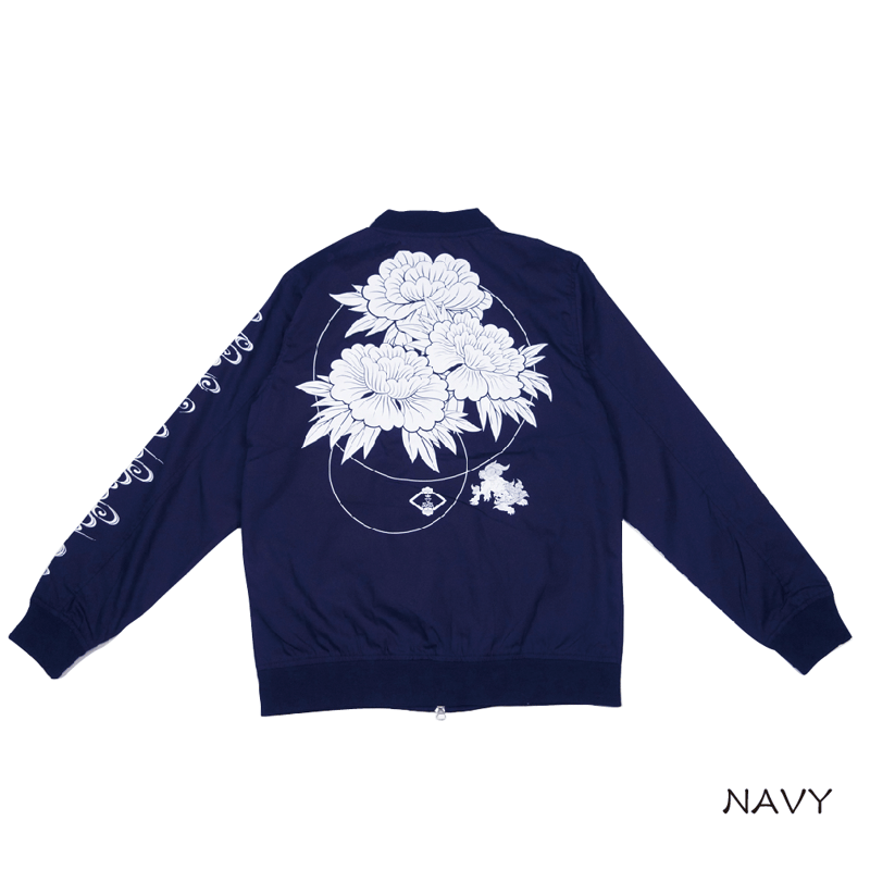 美品♡ イアパピヨネ 馬刺繍 フレアスリーブブルゾン ジャンバー ナイロン シアーハイネックブルゾン（ブルゾン/ジャンバー） | ZAMPA