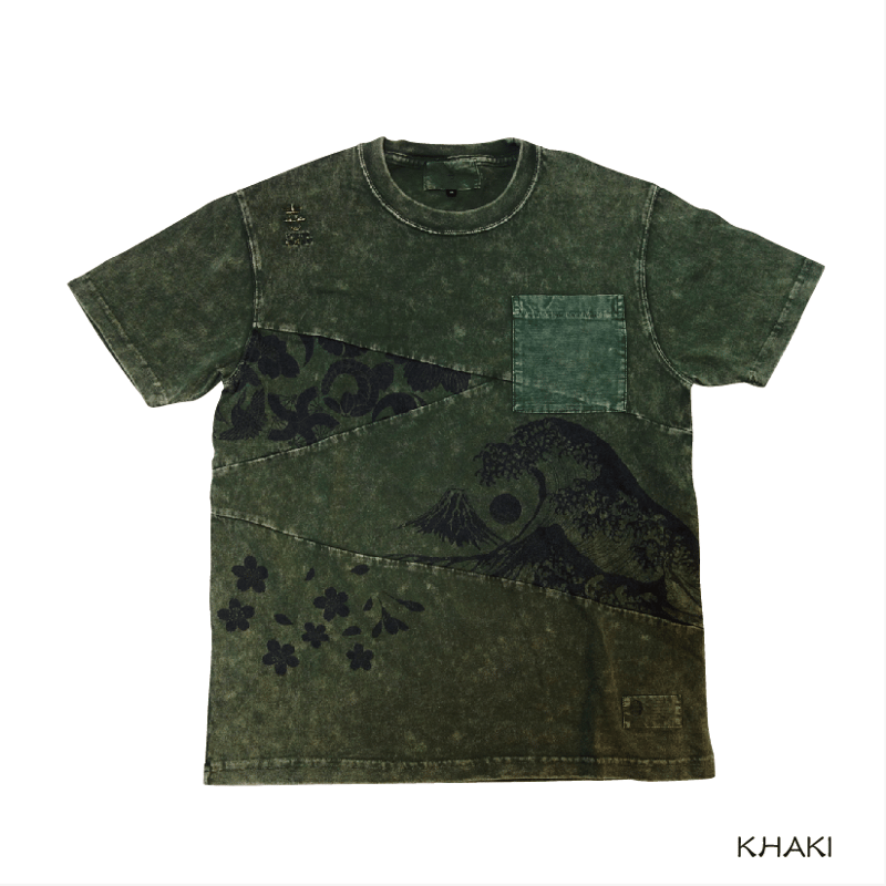 切り替え硫化染めTシャツ KJ91005 | 喜人公式オンラインショップ