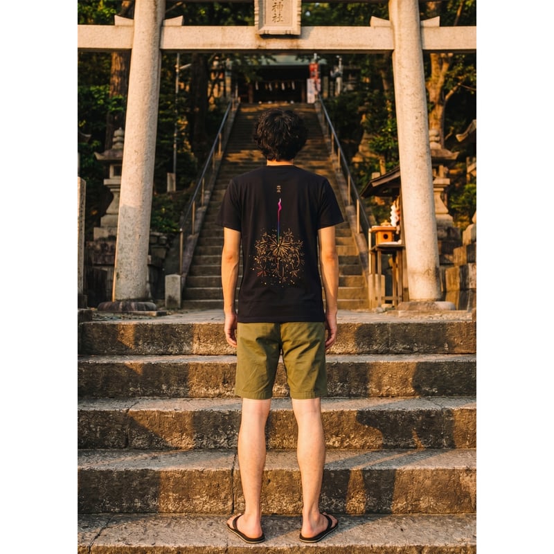 線香花火T Senko Fireworks T-Shirt KJ-62010 | 喜人公式オン