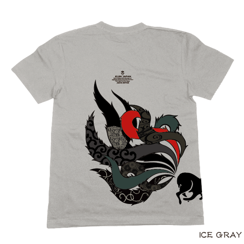 ★Konkonです★ コンコン九尾T Konkon Nine-Tails T-shirt KJ-62008 | 喜