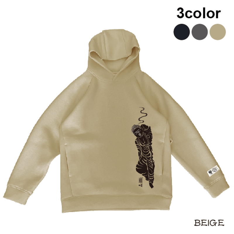 kohh パーカー 美品 もう寝るポンチプルパーカー Going to bed punch pull hoodiee K