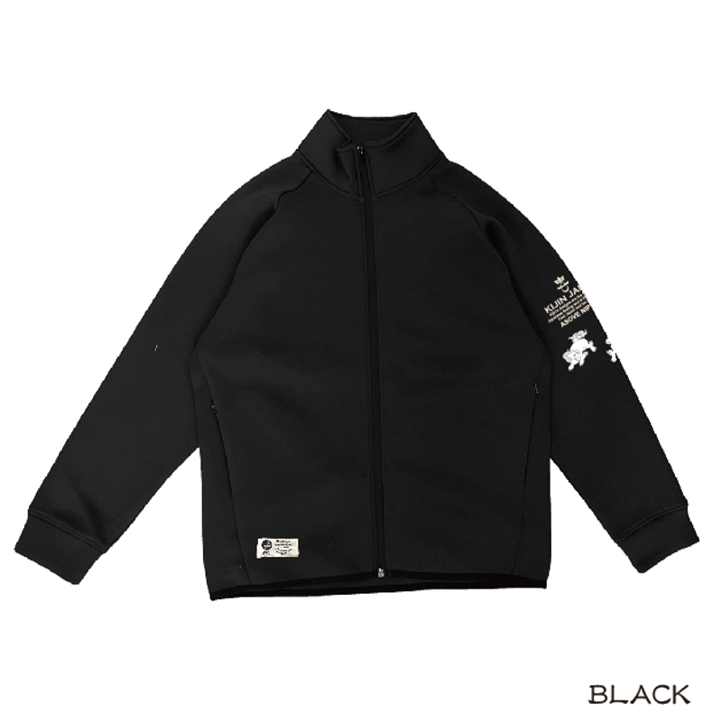 獅子牡丹のポンチブルゾン Lion and Peony Print Ponte Blouson