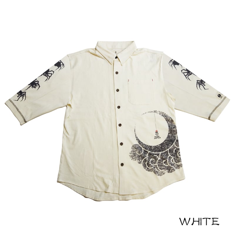 蜘蛛雲七分丈カットソーシャツ KJ81409 | 喜人公式オンラインショップ