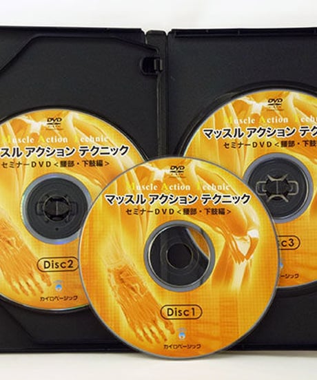 マッスルアクションテクニック　セミナーDVD（腰部・下肢編）　戸田 吉和