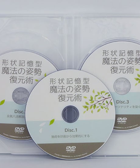【形状記憶型 魔法の姿勢復元術】永尾文博 整体 手技DVD 医療情報研究所