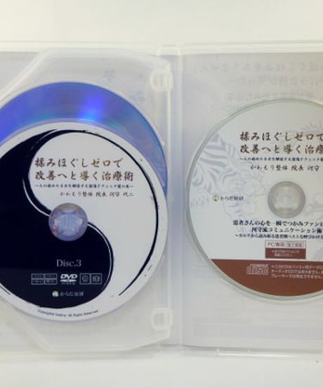 揉みほぐしゼロで改善へと導く治療術　人の秘めたる力を解放する陰陽テクニック龍の巻　河守代二　DVD