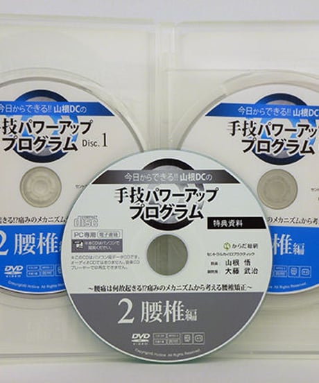 今日からできる！！　山根DCの手技パワーアッププログラム2　腰椎編　山根悟