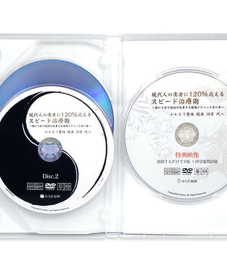 現代人の需要に120%応えるスピード治療術　河守代二　DVD