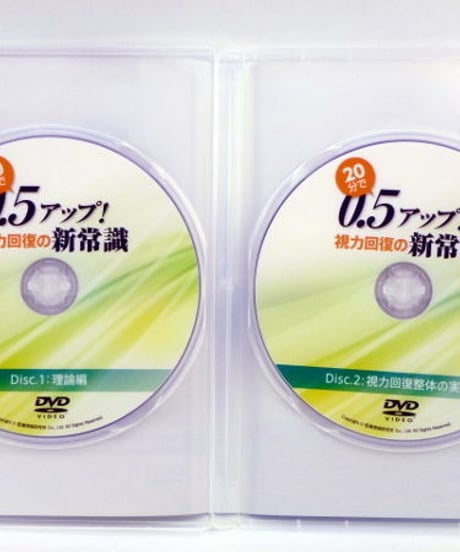【20分で0.5アップ！視力回復の新常識】 瓜田貴之　整体DVD 手技DVD 医療情報研究所